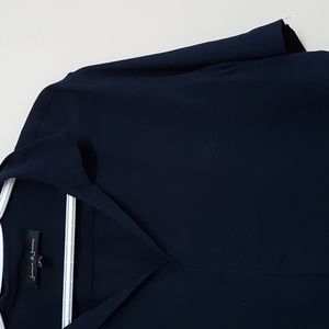 Jasmine & Juliana navy blouse